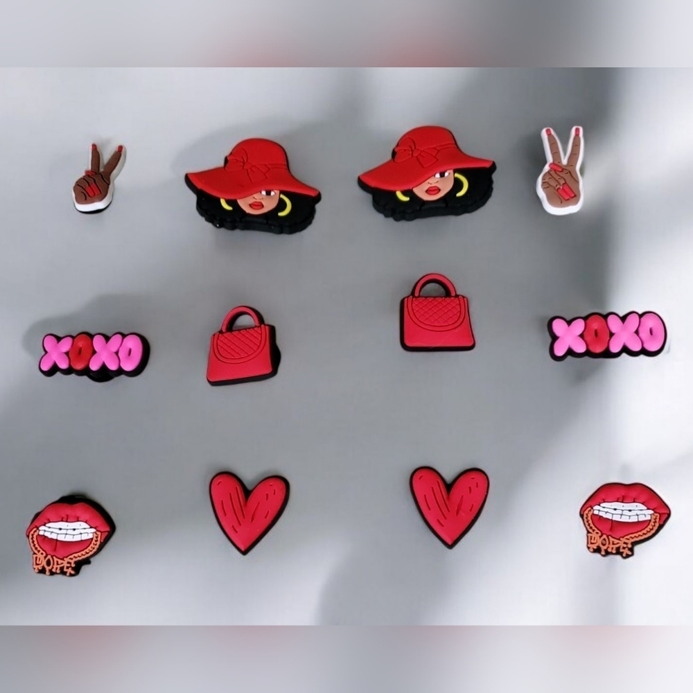 Black Girl Magic Croc Charms